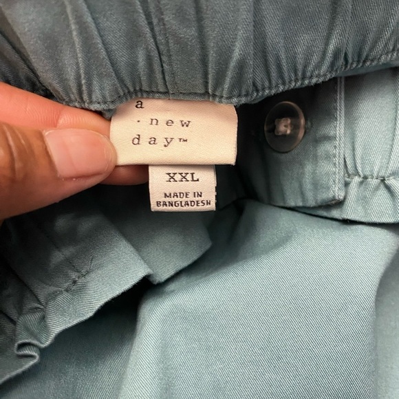 A New Day Pants Womens XXL
Plus Teal High Waist Straight Ankle Chino - Picture 3 of 10
